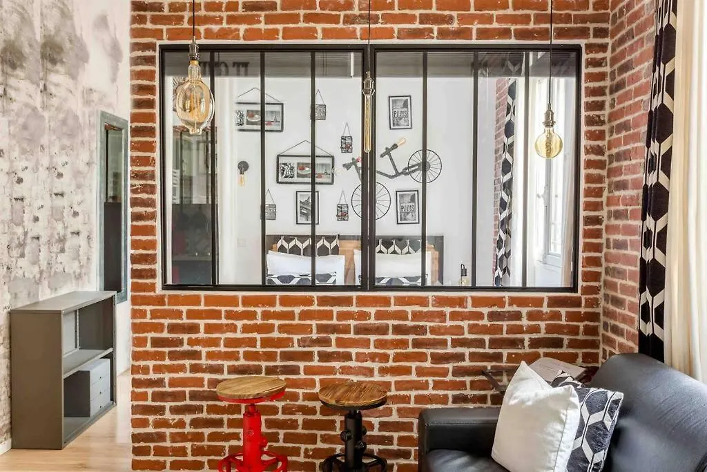 M2- Modern Loft In Le Marais, Bright And Comfortable 파리 아파트