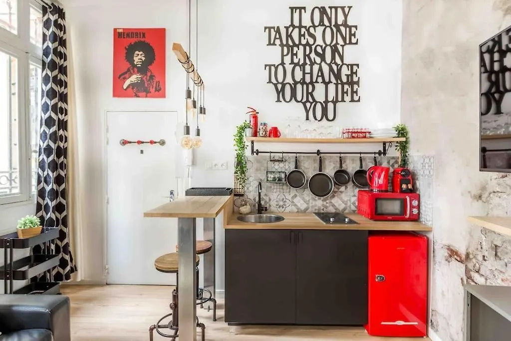 Apartment M2- Modern Loft In Le Marais, Bright And Comfortable Paris
